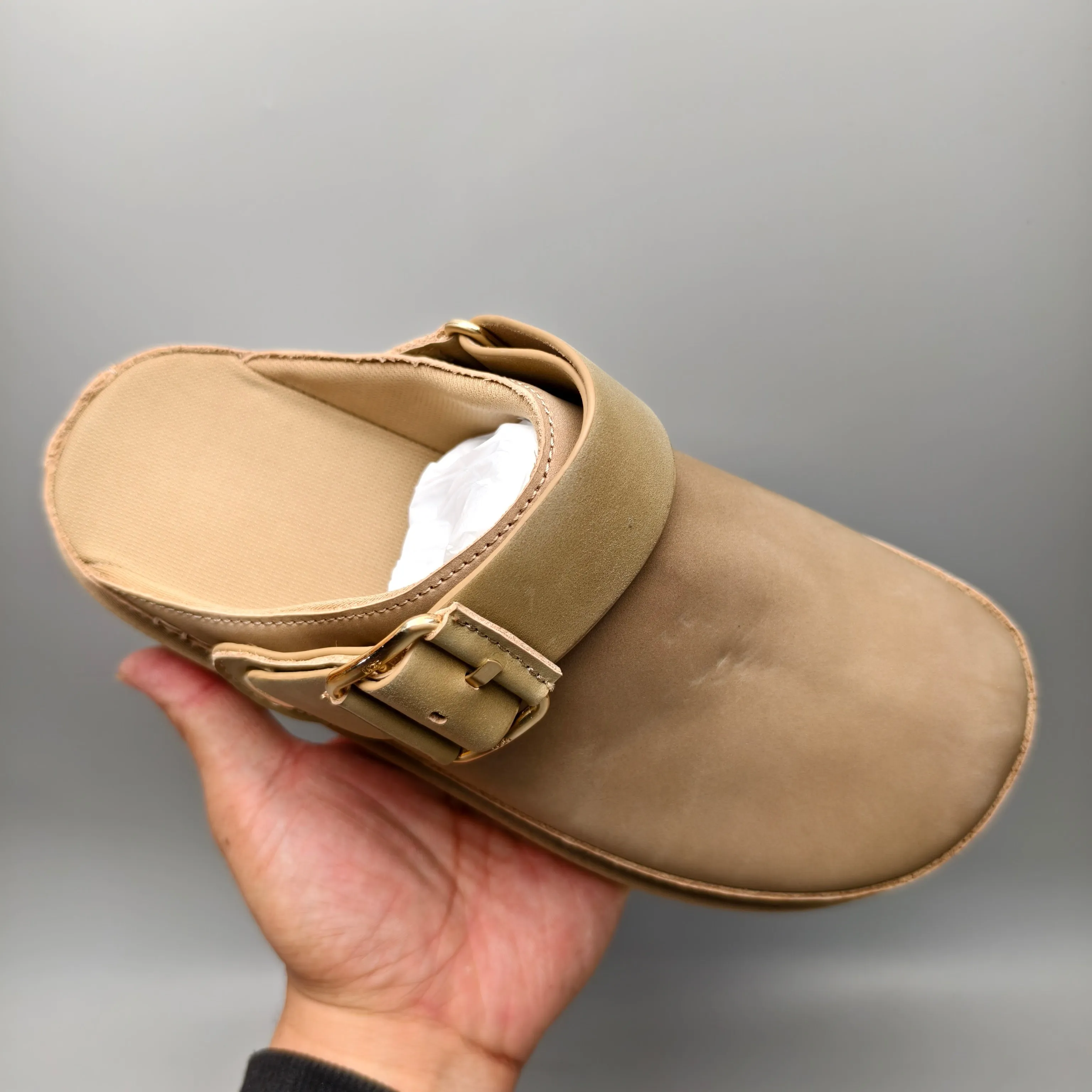 💰520 UGG sandals 9590 new spring and summer slip-on sandals Color: Maroon Sand Black Size: 35-41